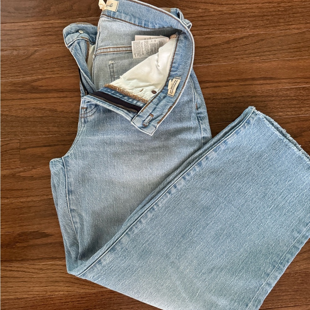 Madewell Women's Perfect Vintage Wide Leg Cropped Jeans